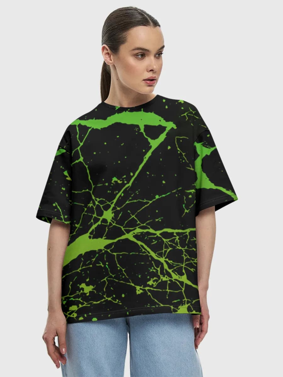 Women's oversized cotton T-shirt