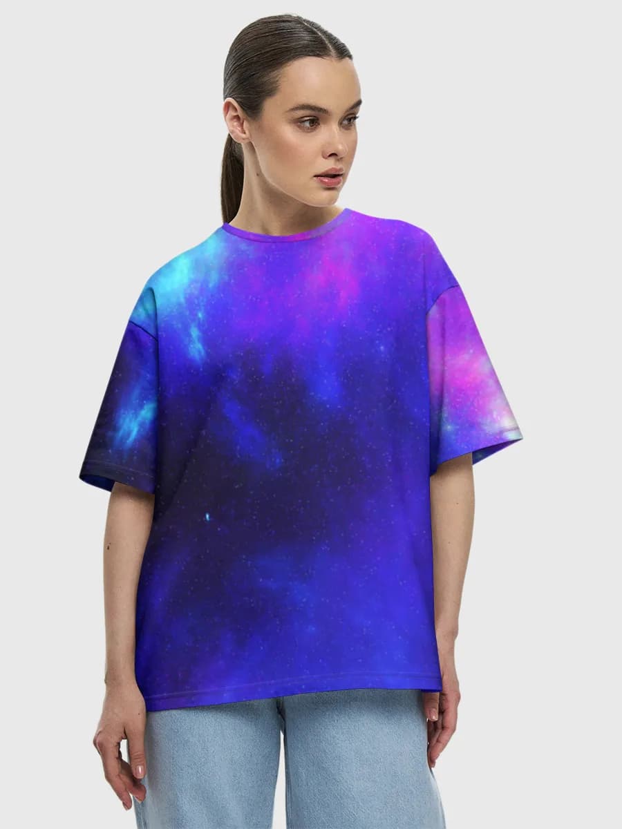 Women's oversized cotton T-shirt