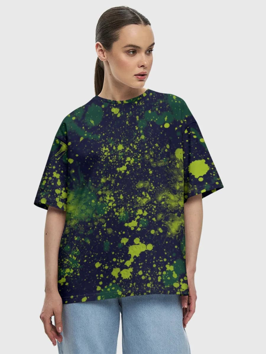 Women's oversized cotton T-shirt