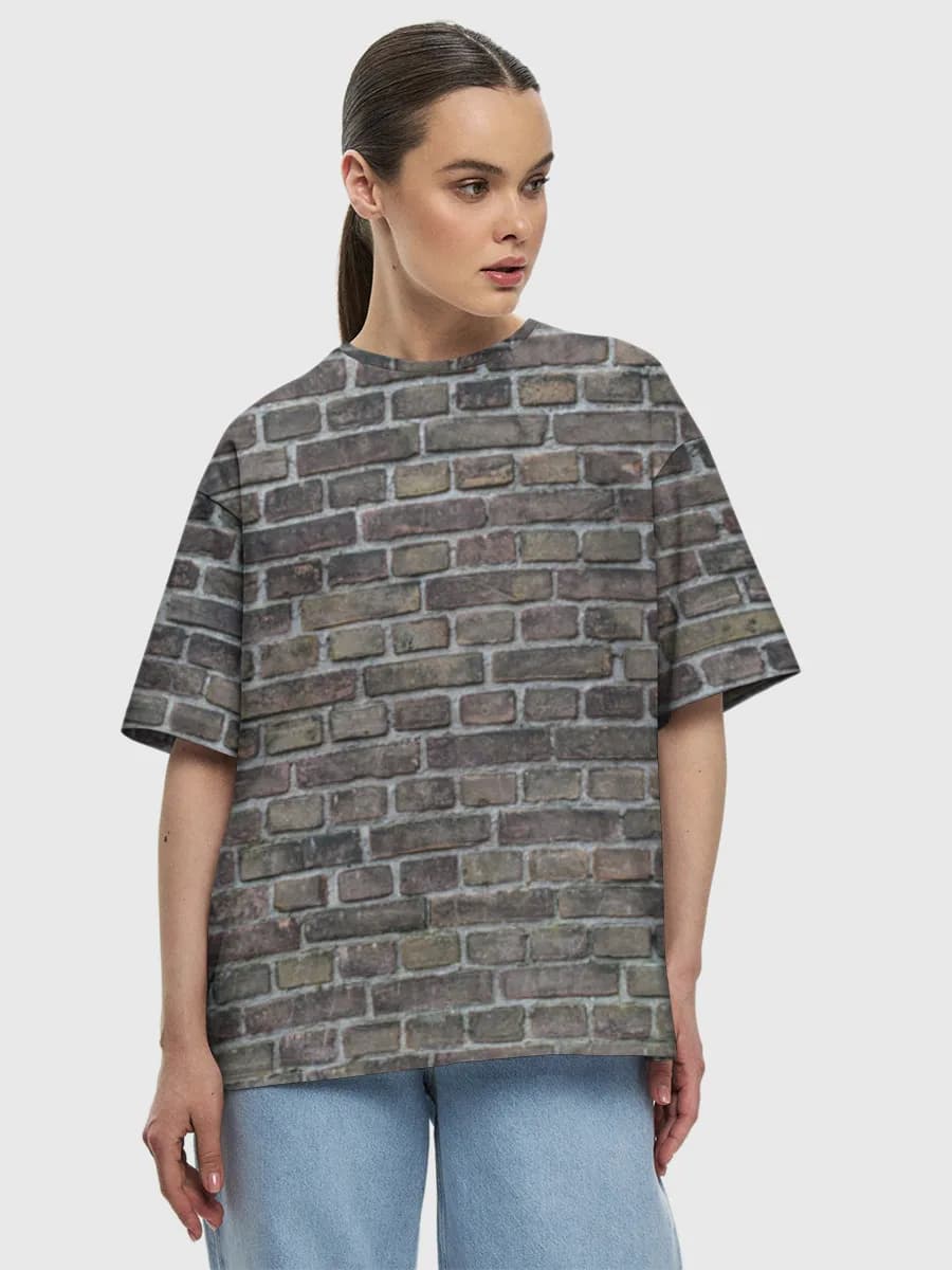 Damen Oversized Baumwoll T-Shirt