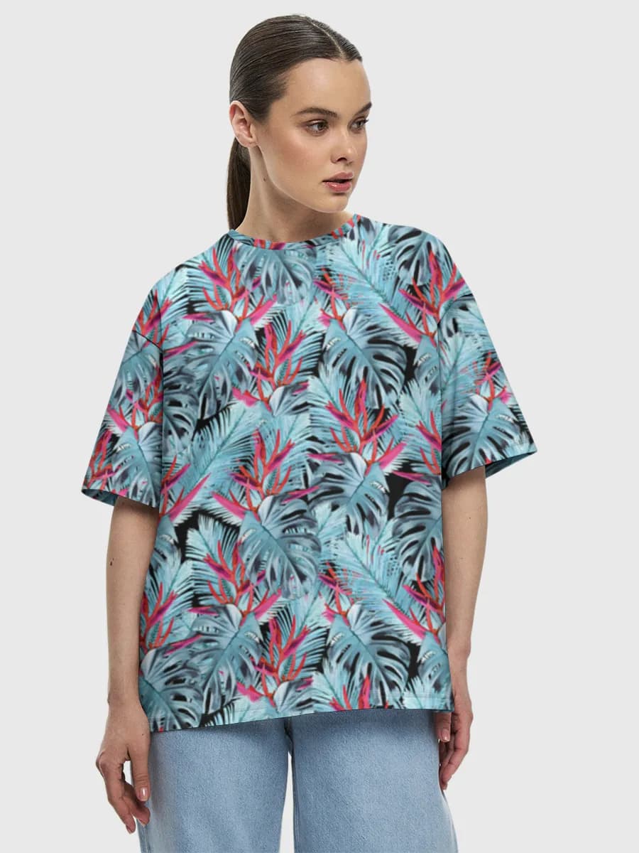 Women's oversized cotton T-shirt