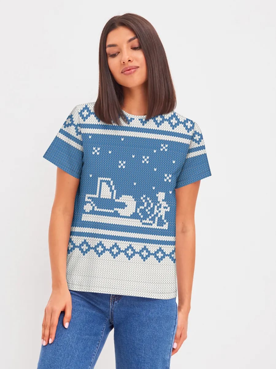 Asphalt Paving Ugly Sweater