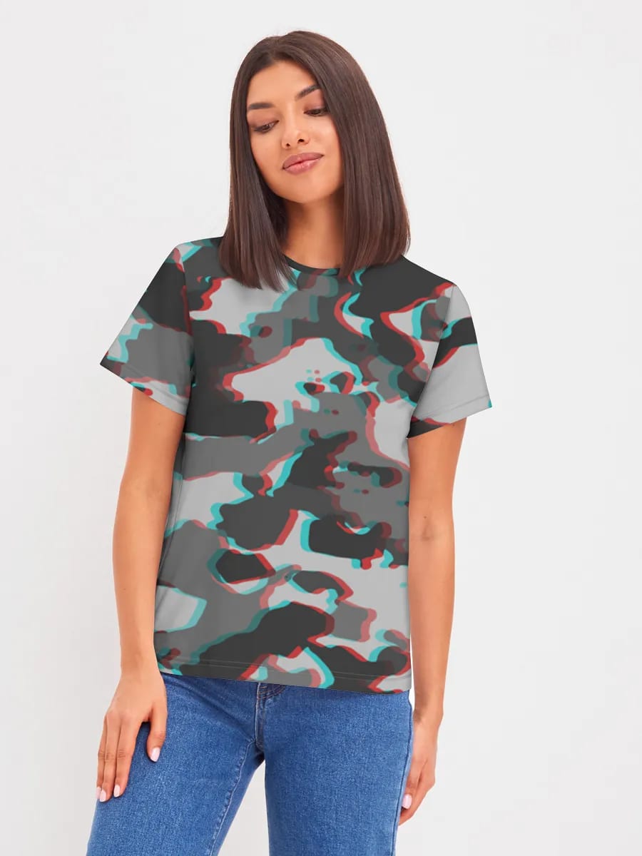 Anaglyphe Camouflage Glitch