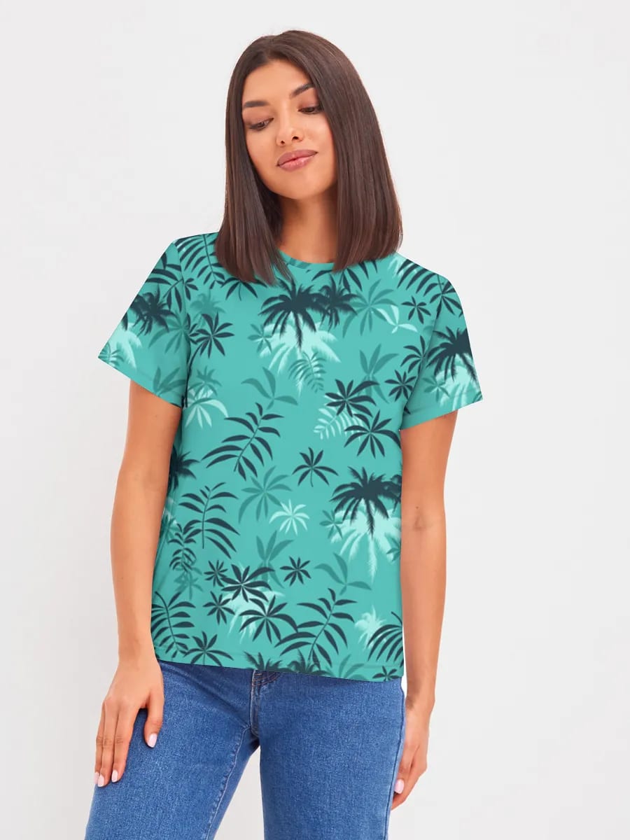 Silhouettes de Palmiers Tropicaux