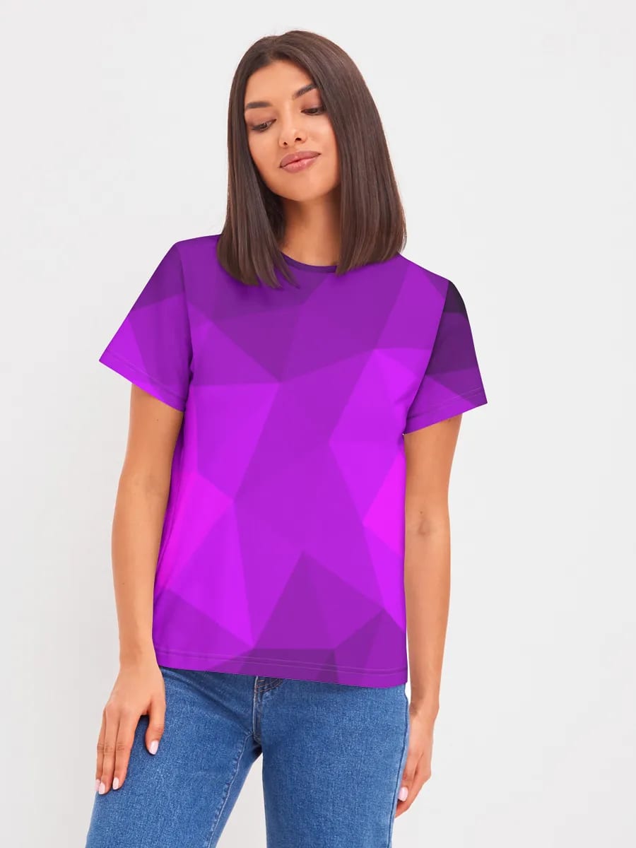 Lueur Low Poly Violette