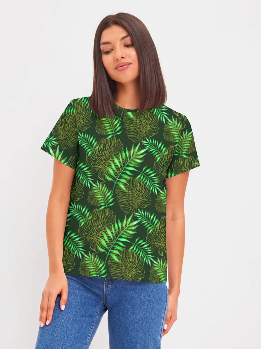 Feuilles Tropicales Néon