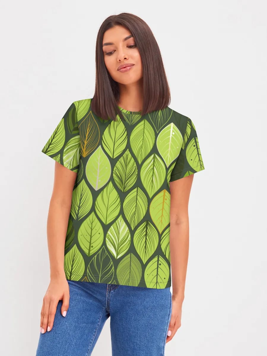 Mosaïque de Feuilles Vertes