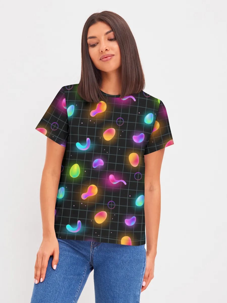 Neon Abstrakt Setka