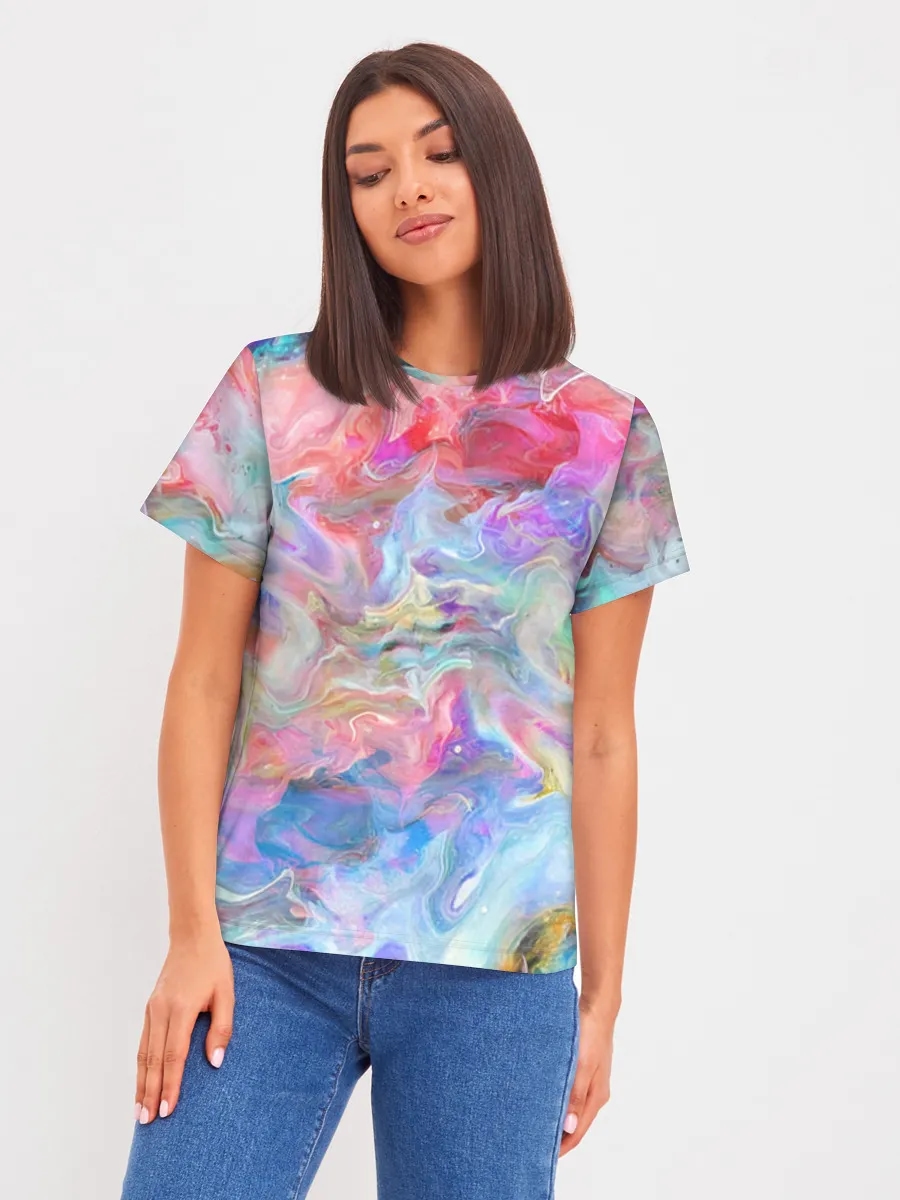 Vibrant Fluid Art Swirls