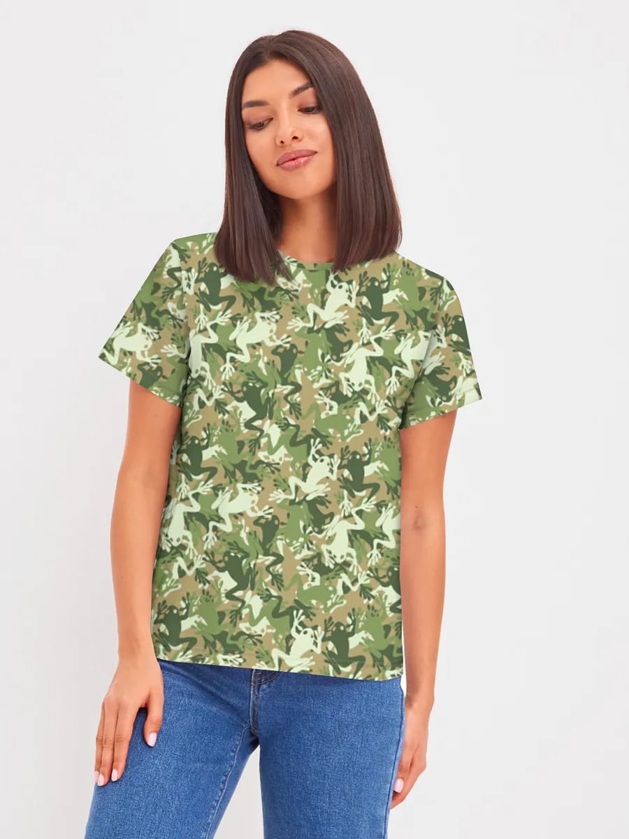Estampado de camuflaje de rana