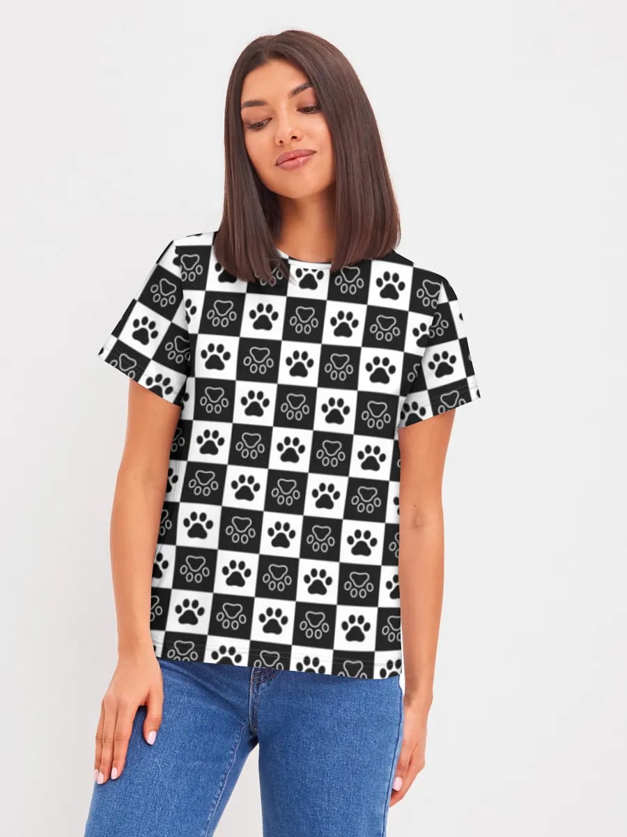 Empreintes de Pattes en Damier