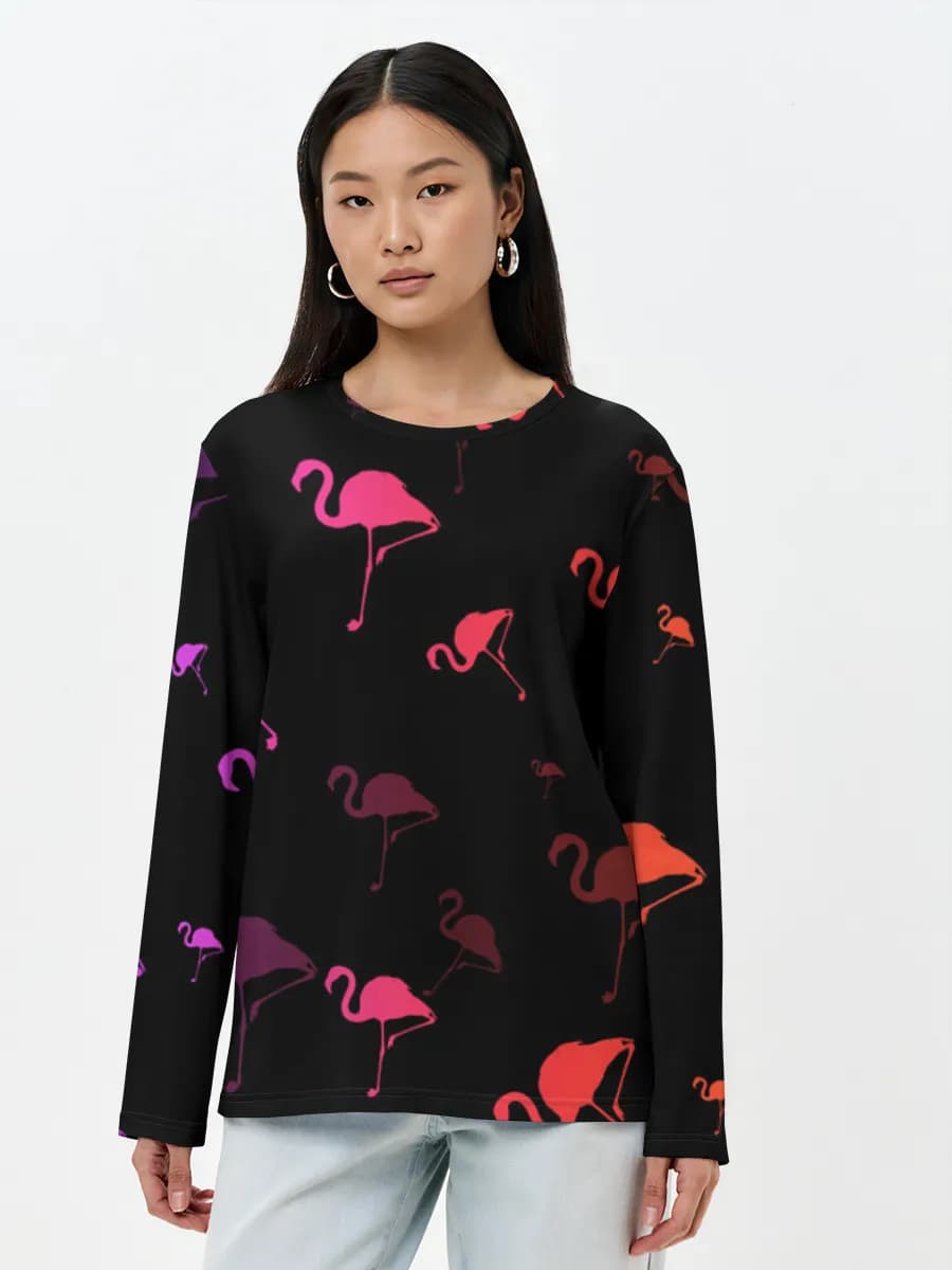 Women's long sleeve shirt. Cotton