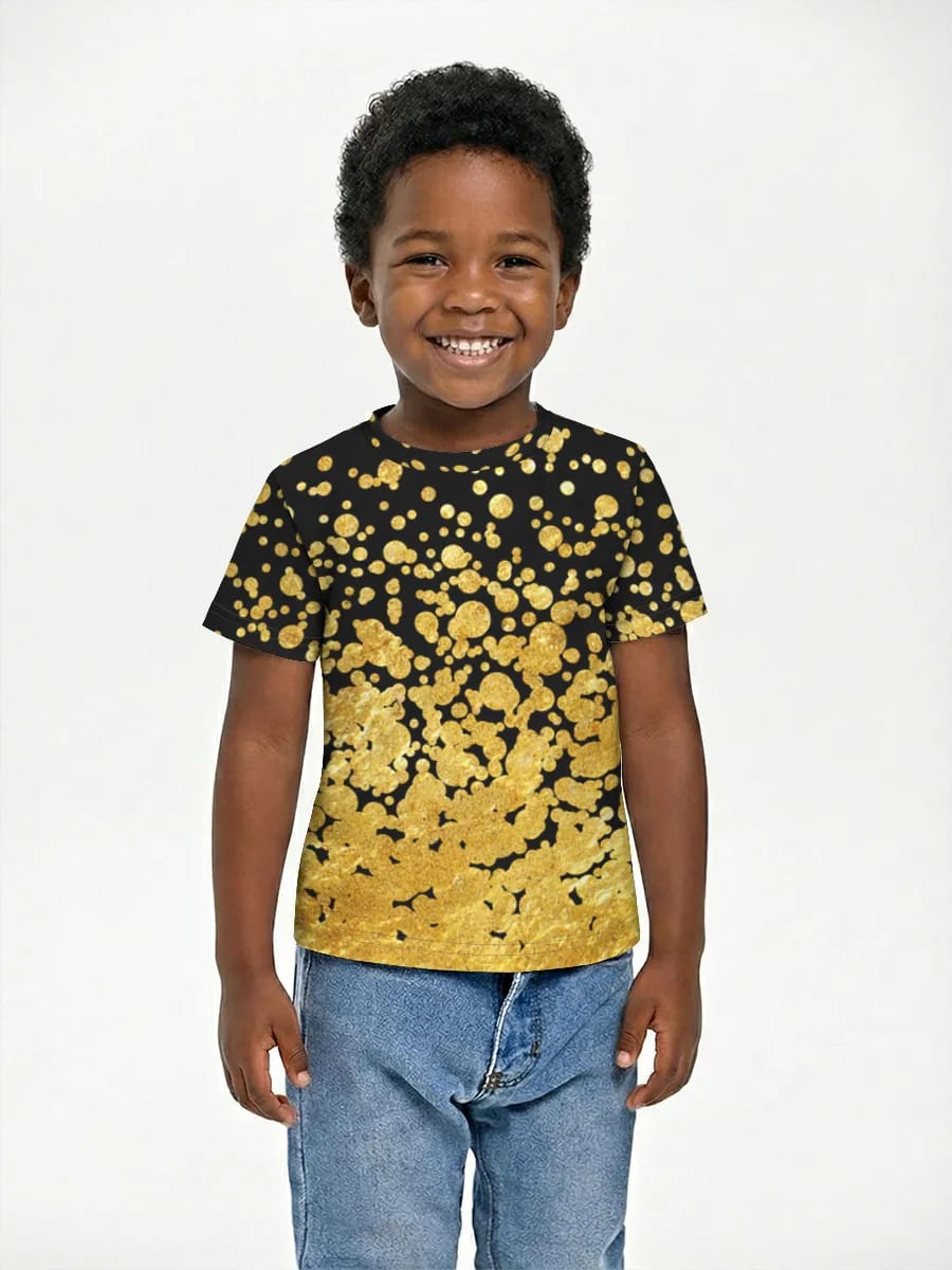 Gold Glitter Confetti Burst