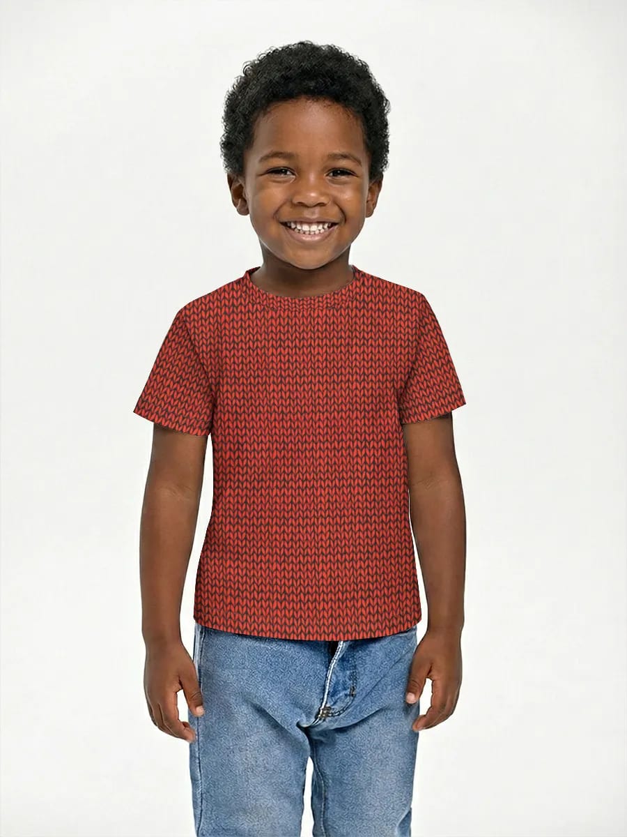 Texture Tricot Rouge