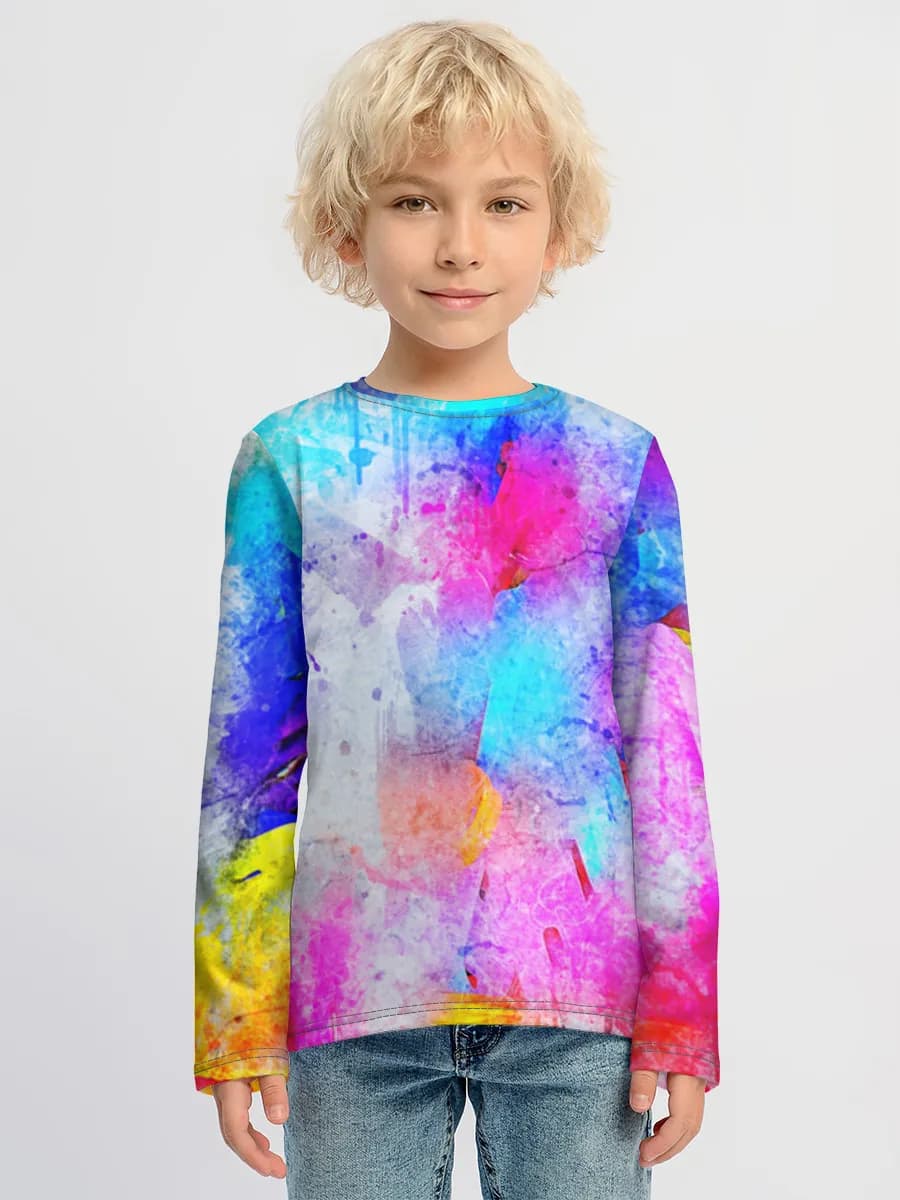 Kinder Baumwoll Langarmshirt