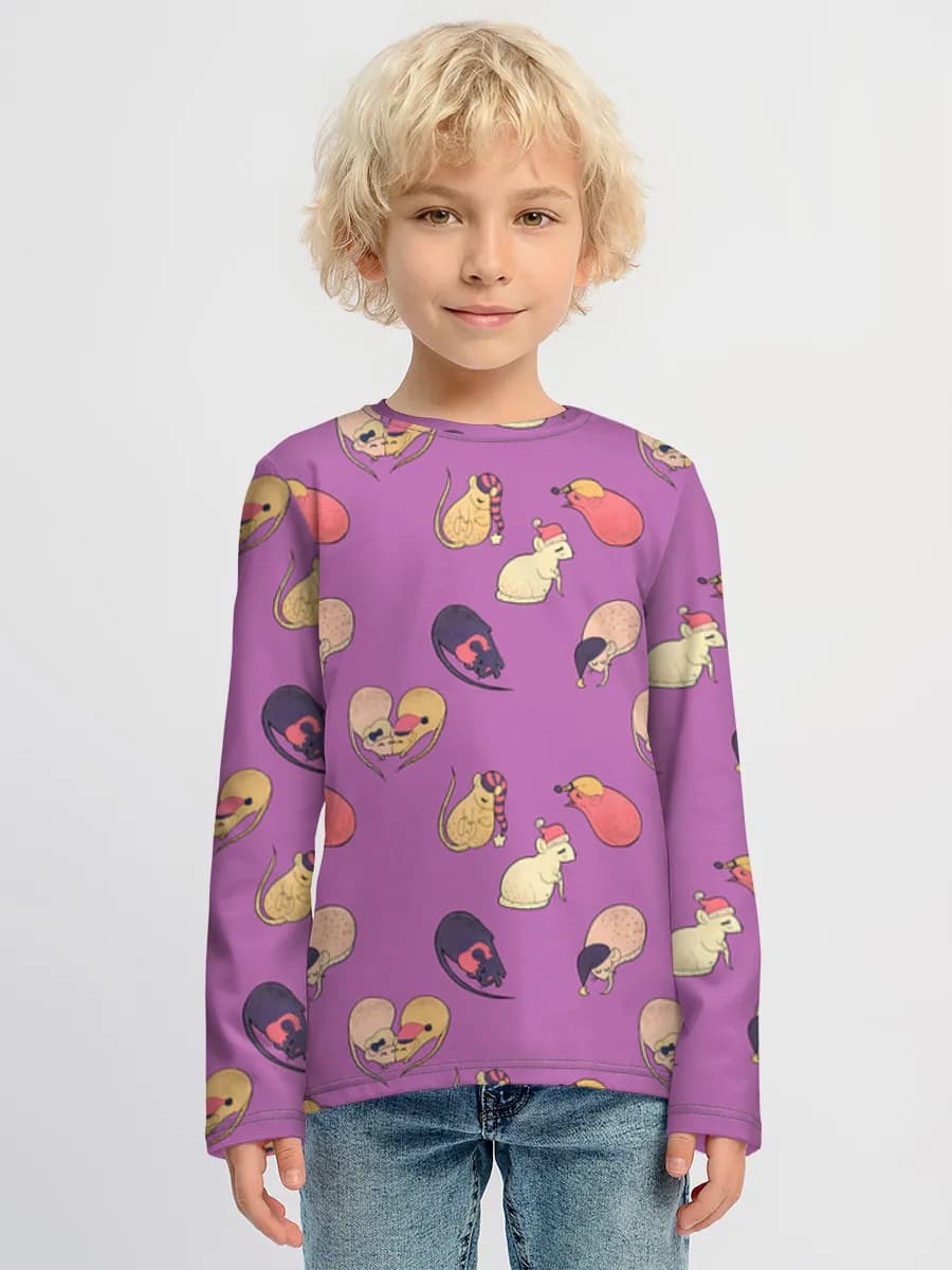 T-shirt Coton Manches Longues Enfant