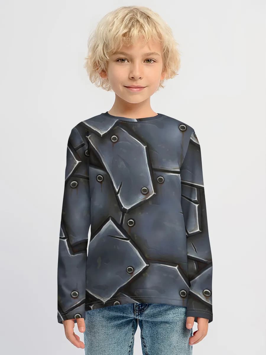 Kinder Baumwoll Langarmshirt
