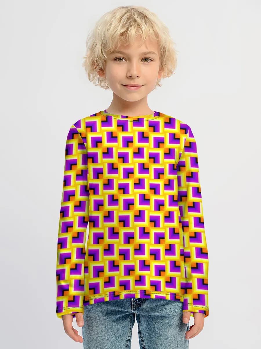 Children's cotton long sleeve shirt