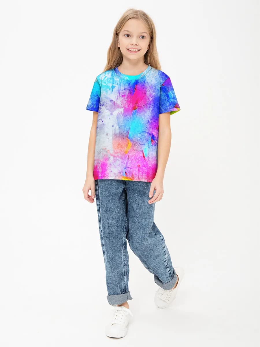 Mädchen Baumwoll T-Shirt