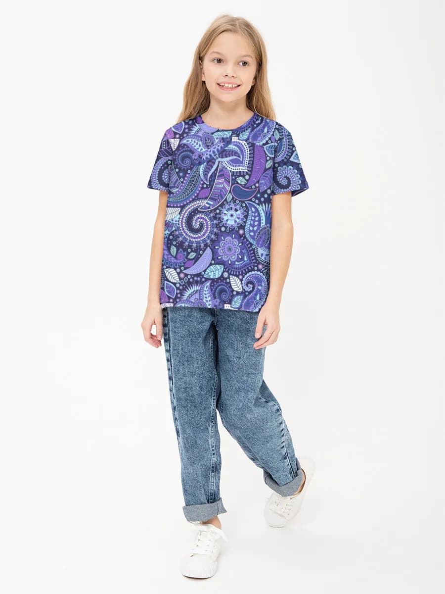 Mädchen Baumwoll T-Shirt