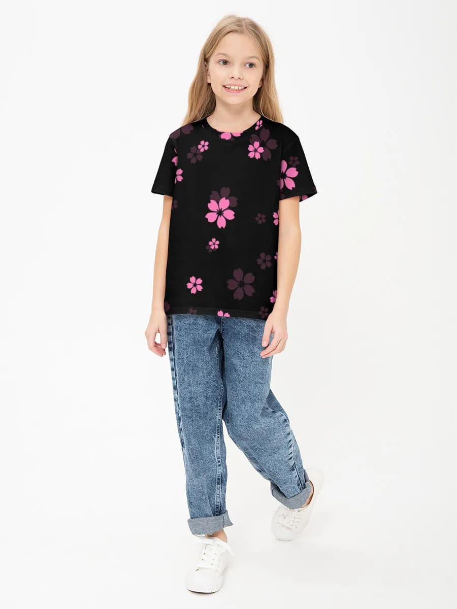 Mädchen Baumwoll T-Shirt