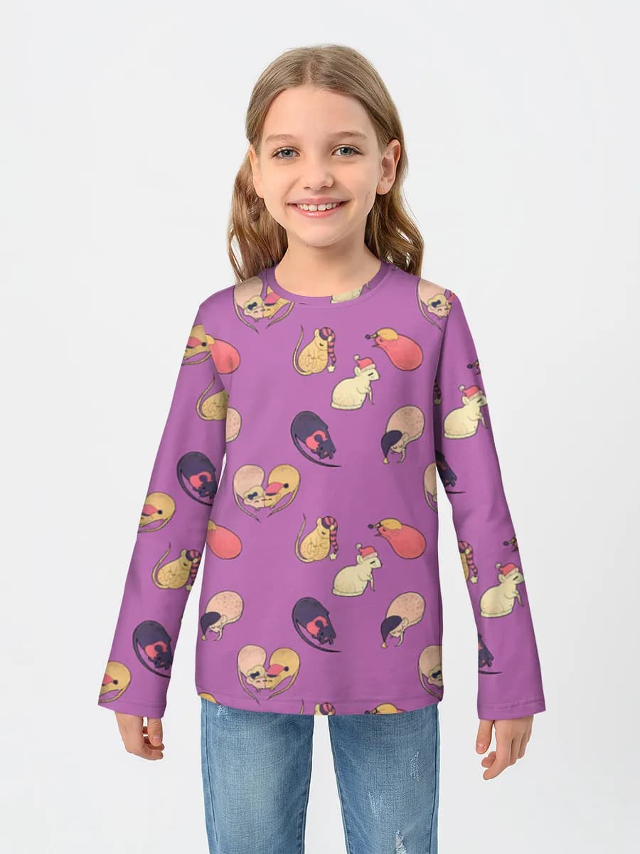 T-shirt Coton Manches Longues Enfant